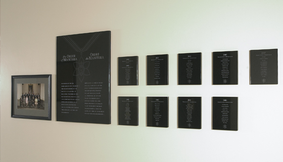 Historical/Parks - Order of Manitoba Plaques 