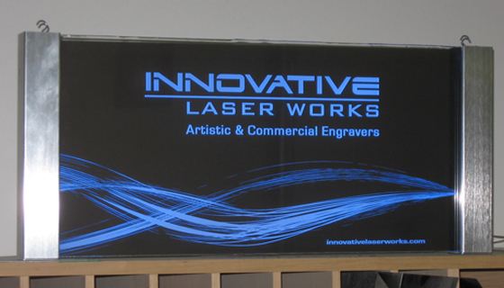 Edge Lighting - Innovative Laser Works Sign Edge Lighting - Innovative Laser Works Sign