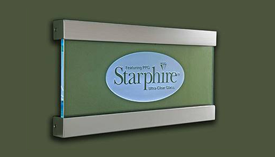 Edge Lighting - Starphire Wall Mount Edge Lighting - Starphire Wall Mount